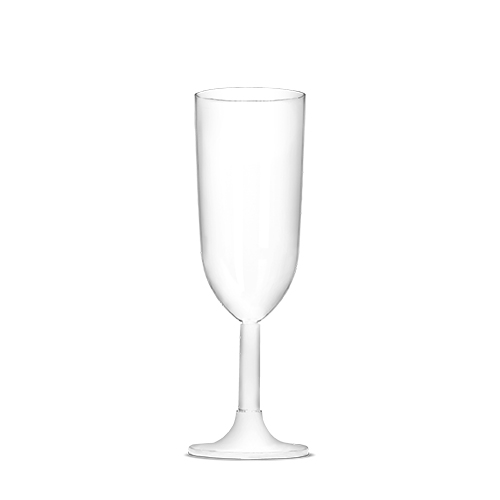 Taça Champagne Branca 220ml – 4 unid